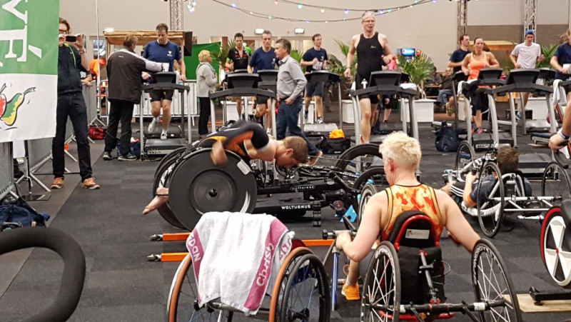 Jetze Plat in actie tijdens Giathlon'17