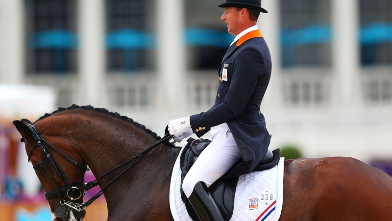 Patrick van der Meer op een paard genaamd Zippo