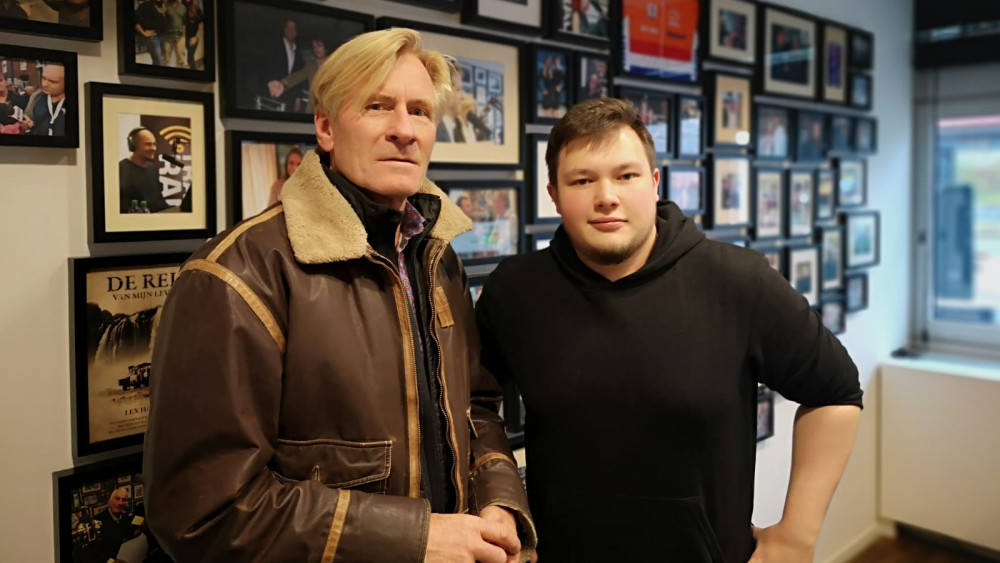 Wopke de Vegt in studio