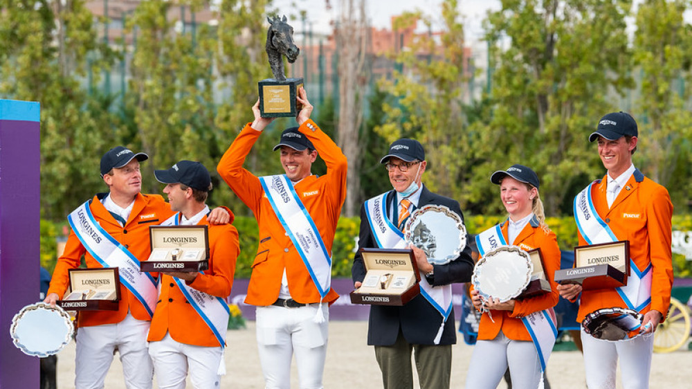 Nederland wint FEI Jumping Nations Cup Foto: FEI