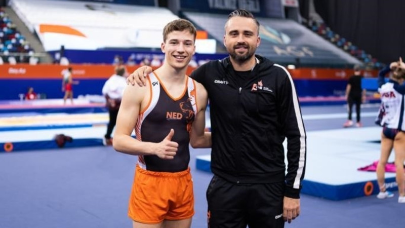 Jordy Mol WK Trampolinespringen Bakoe 2021