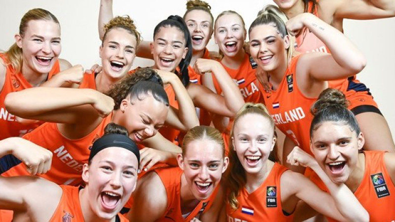 Orange Lions VU18 Foto: Basketball Nederland