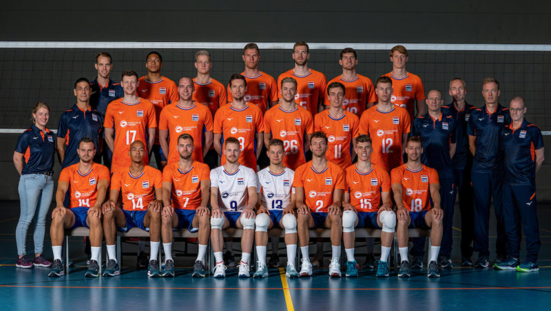 Teamfoto Lange Mannen