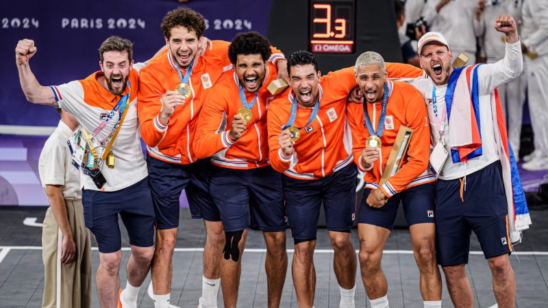 3x3 Basketbalmannen winnen goud