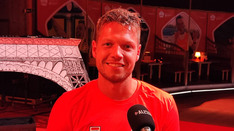 060924 Uniek Sporten Vandaag Ruben Spaargaren in TeamNL Huis