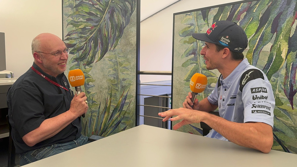 Frank Weeink in gesprek met Álex Márquez in Misano From: Ziggo Sport