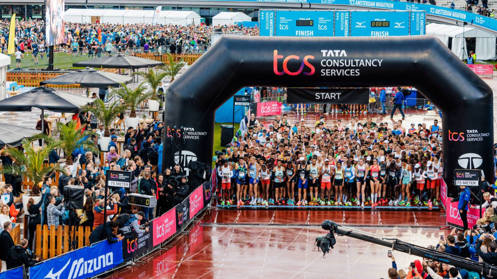 Start TCS Amsterdam Marathon 2023 Foto: TCS Amsterdam Marathon