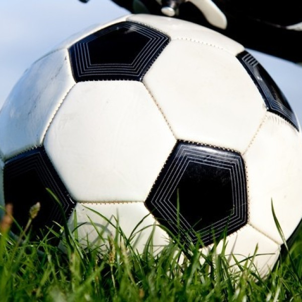 Voetbal stockfoto