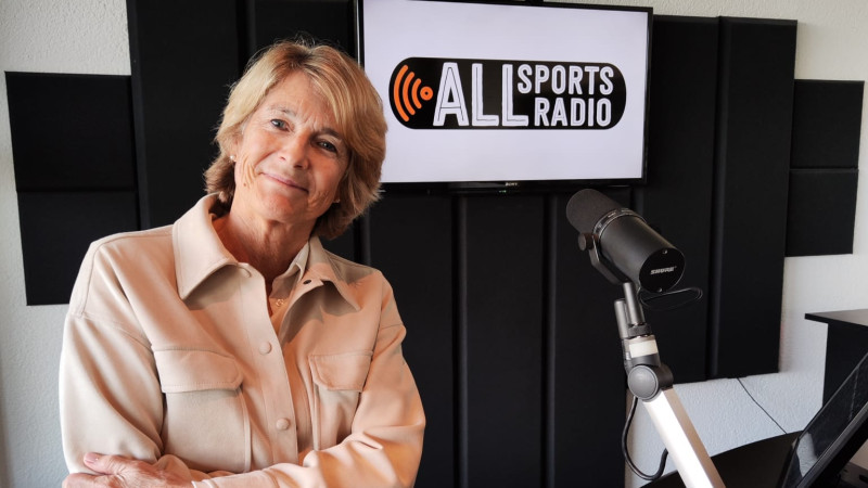 Marcella Mesker in de studio