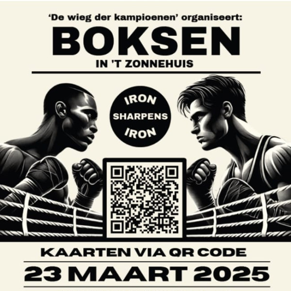 Boksen in 't Zonnehuis 23 maart