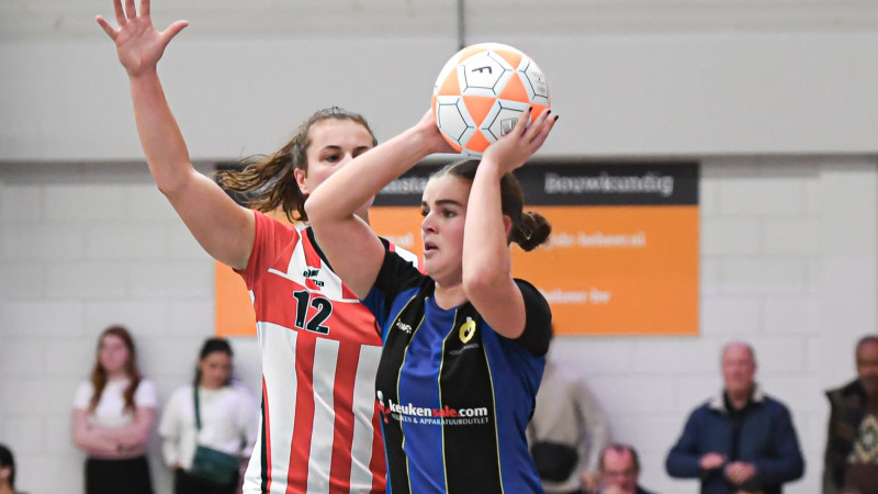 Nikki Boerhout in actie bij KZ Foto: Helly Bonet