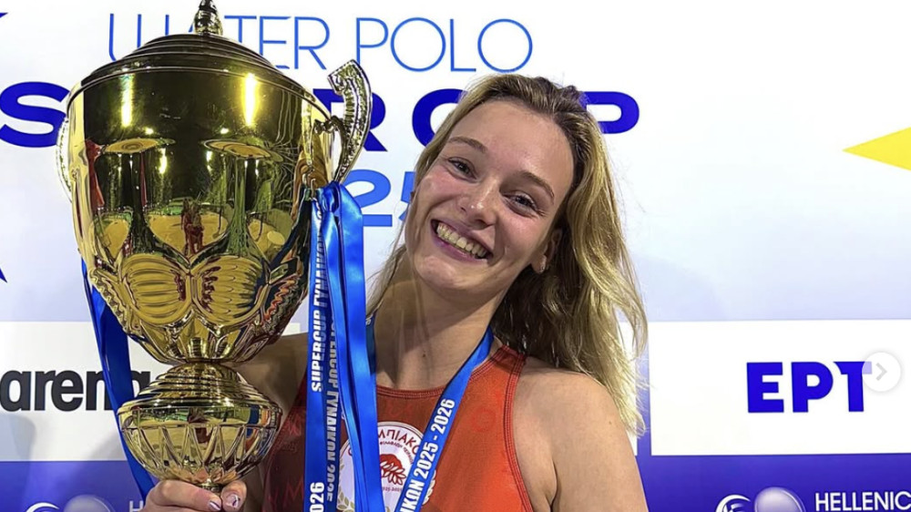 Britt van den Dobbelsteen met Griekse Super Cup
