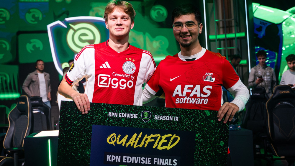 Chris de Boer en Emre Yilmaz na toernooi 1 KPN eDivisie 2025/2026 Foto: KPN eDivisie