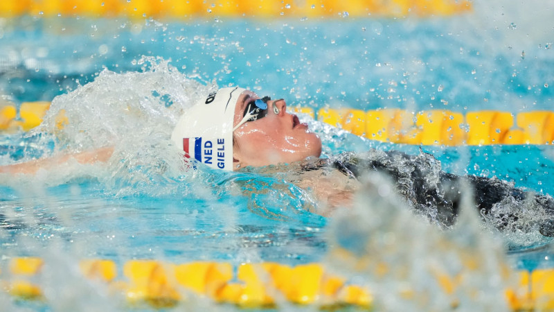 Tessa Giele in actie tijdens EK Kortebaan Foto: Aleksandra Szmigiel