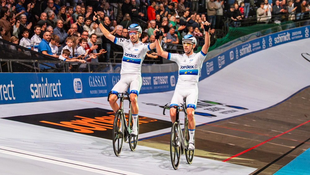 Hoppezak en Dorenbos winnen WielerZesdaagse Rotterdam Foto: Stephan Tellier