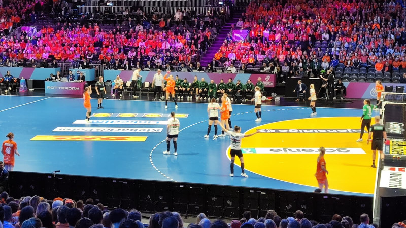 WK Handbal voor vourwen Nederland - Hongarije