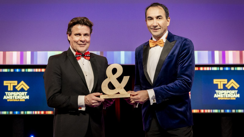 Frank Thewessem (Topsport Amsterdam) en Erik Versnel (Rabobank) Foto: Nancy Vermeiren