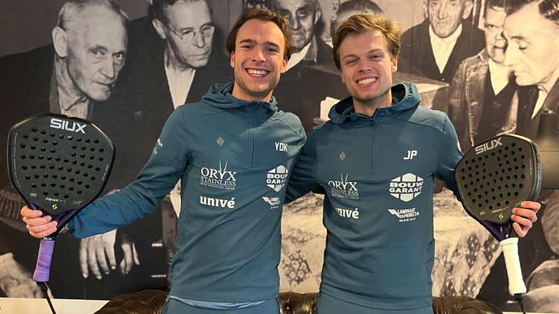 130326 ALLsportsradio LIVE! special JDH padel Youp de Kroon en Julian Prins