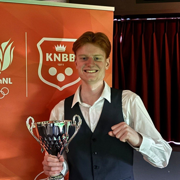 Hugo van Houten NK Snooker 2026 Foto: KNBB Sectie Snooker/Hugo van Houten