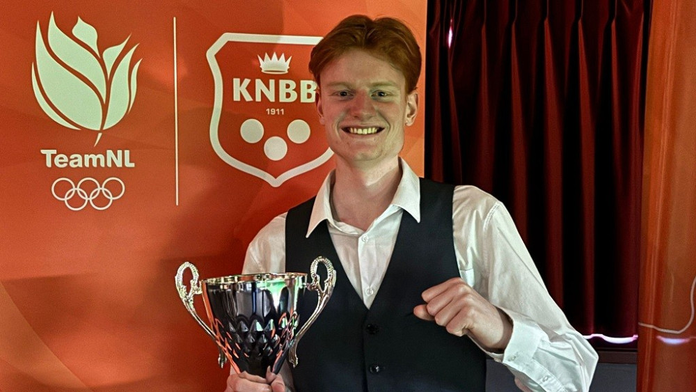 Hugo van Houten NK Snooker 2026 Foto: KNBB Sectie Snooker/Hugo van Houten