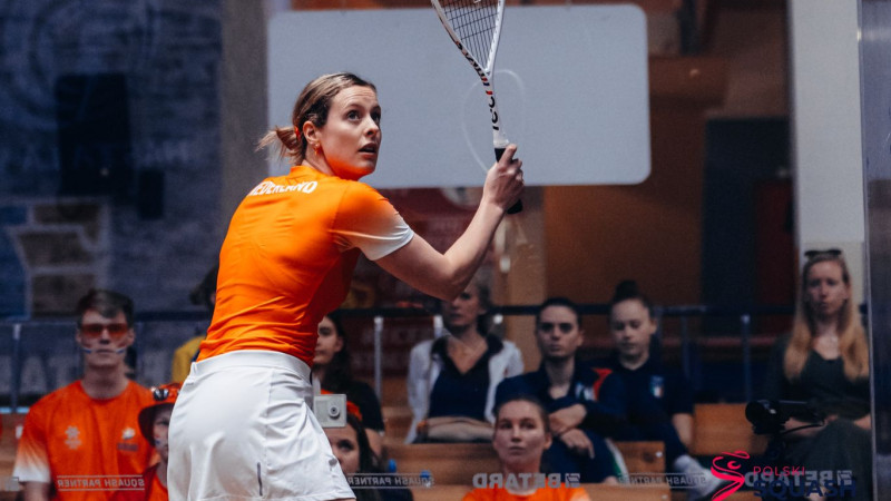 Tessa ter Sluis in actie Foto: Topsport Amsterdam