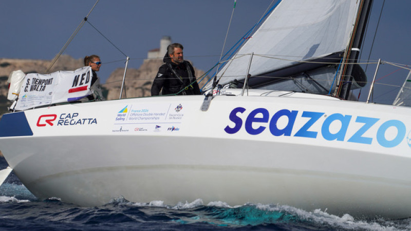 Simeon Tienpont en Christiane Walta in actie Foto: Sander van der Borch / DutchSail