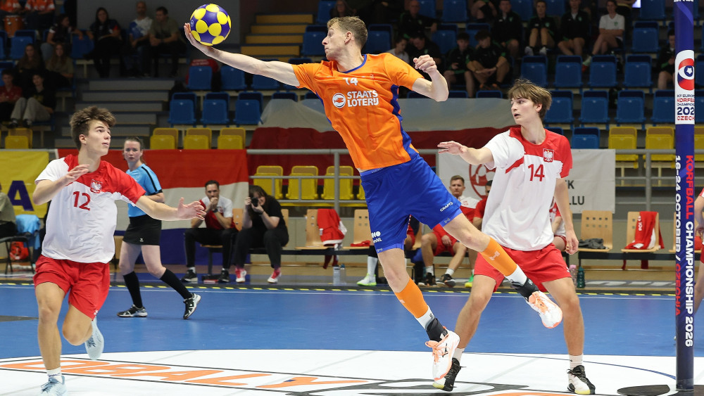 TeamNL Korfbal vs. Polen EK Korfbal 2026 Foto: Gertrude de Vries
