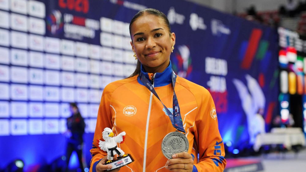 Alyssia Voorduin met WK-zilver Foto: BasqVisuals