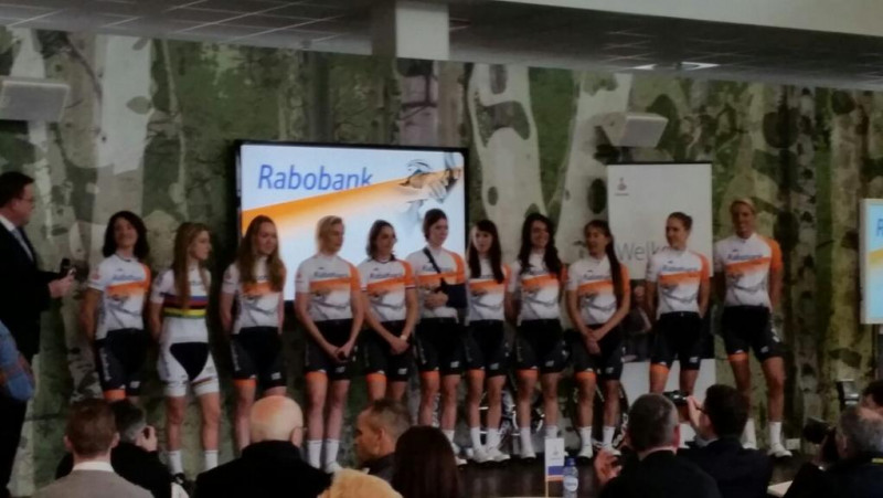 Rabo Liv Team podium
